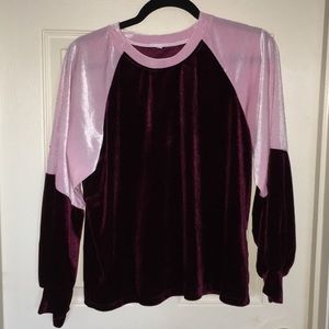 Velvet top